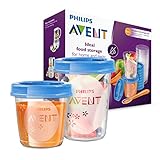 Vaso de almacenamiento de comida Philips Avent (modelo SCF721/20)