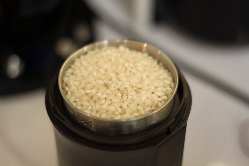 Papilla de arroz para bebés - Trituramos el arroz