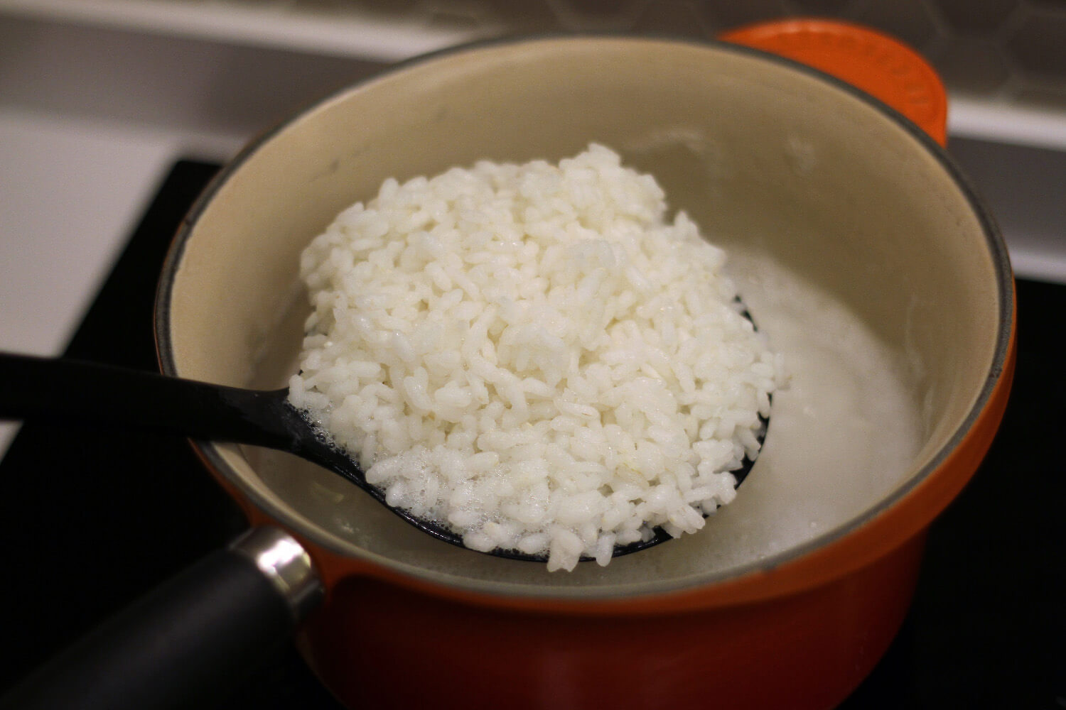 Papilla de arroz para bebés - Arroz blanco cocido