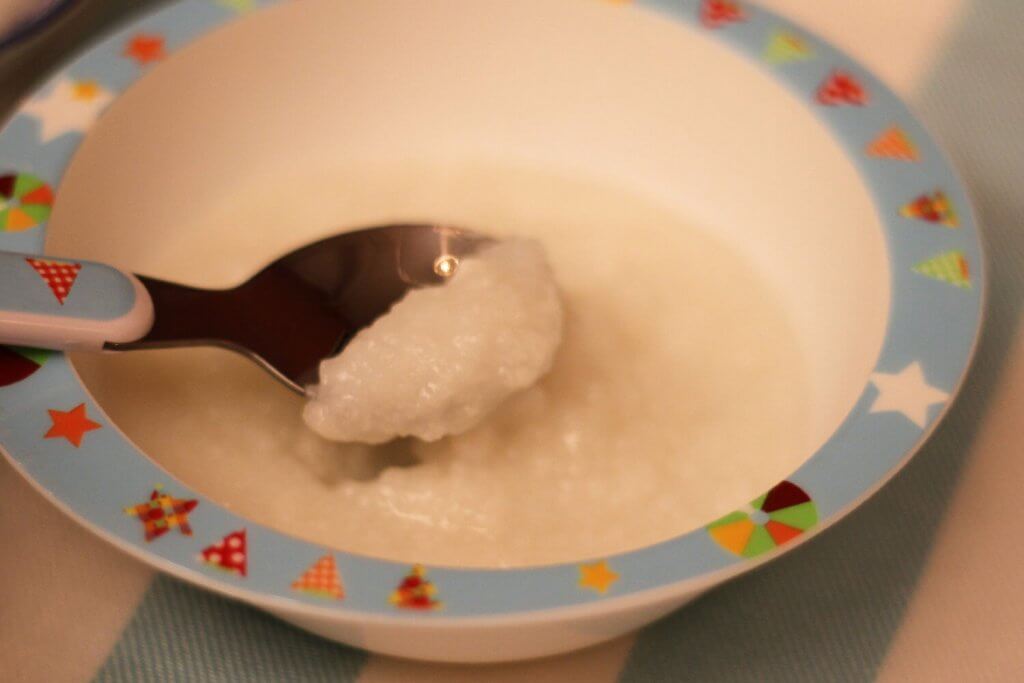 Papilla de arroz para bebés - Crema de arroz lista