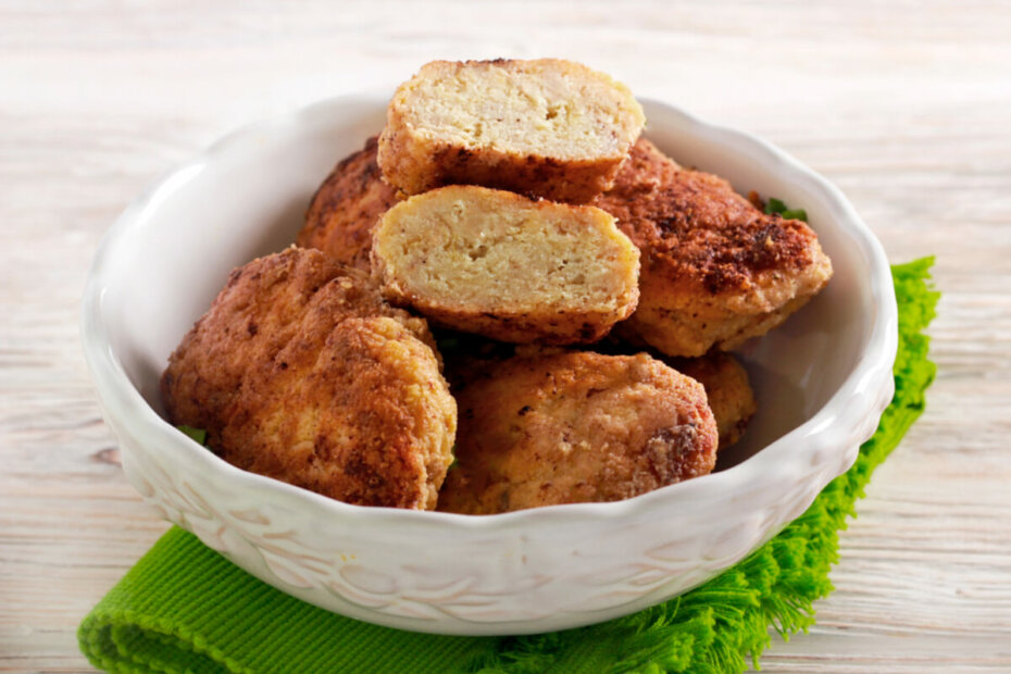 Receta de buñuelos de merluza y batata para bebés