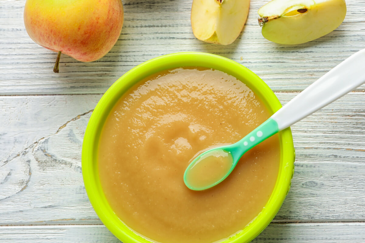Compota de manzana para Recetas para mi bebé