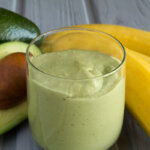 Receta de papilla de plátano con aguacate para bebés