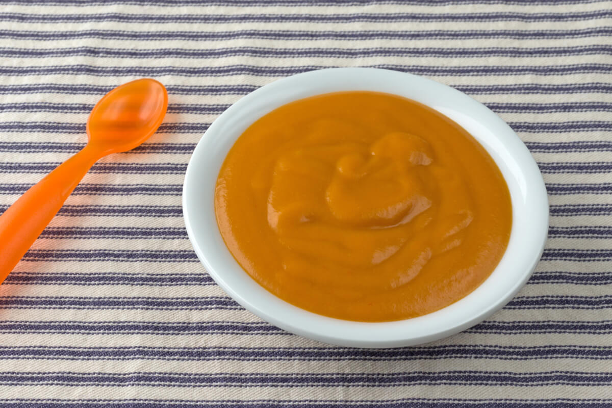 Puré de arroz con pollo y verduras - Recetas para mi bebé