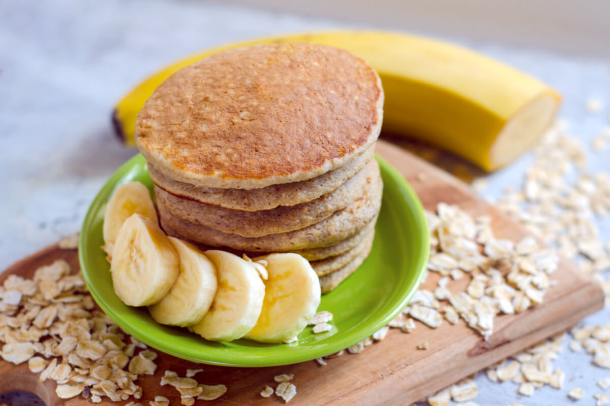Tortitas de avena y plátano Recetas para mi bebé