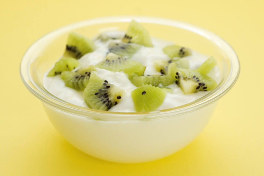 Receta de crema de arroz con kiwi para bebés