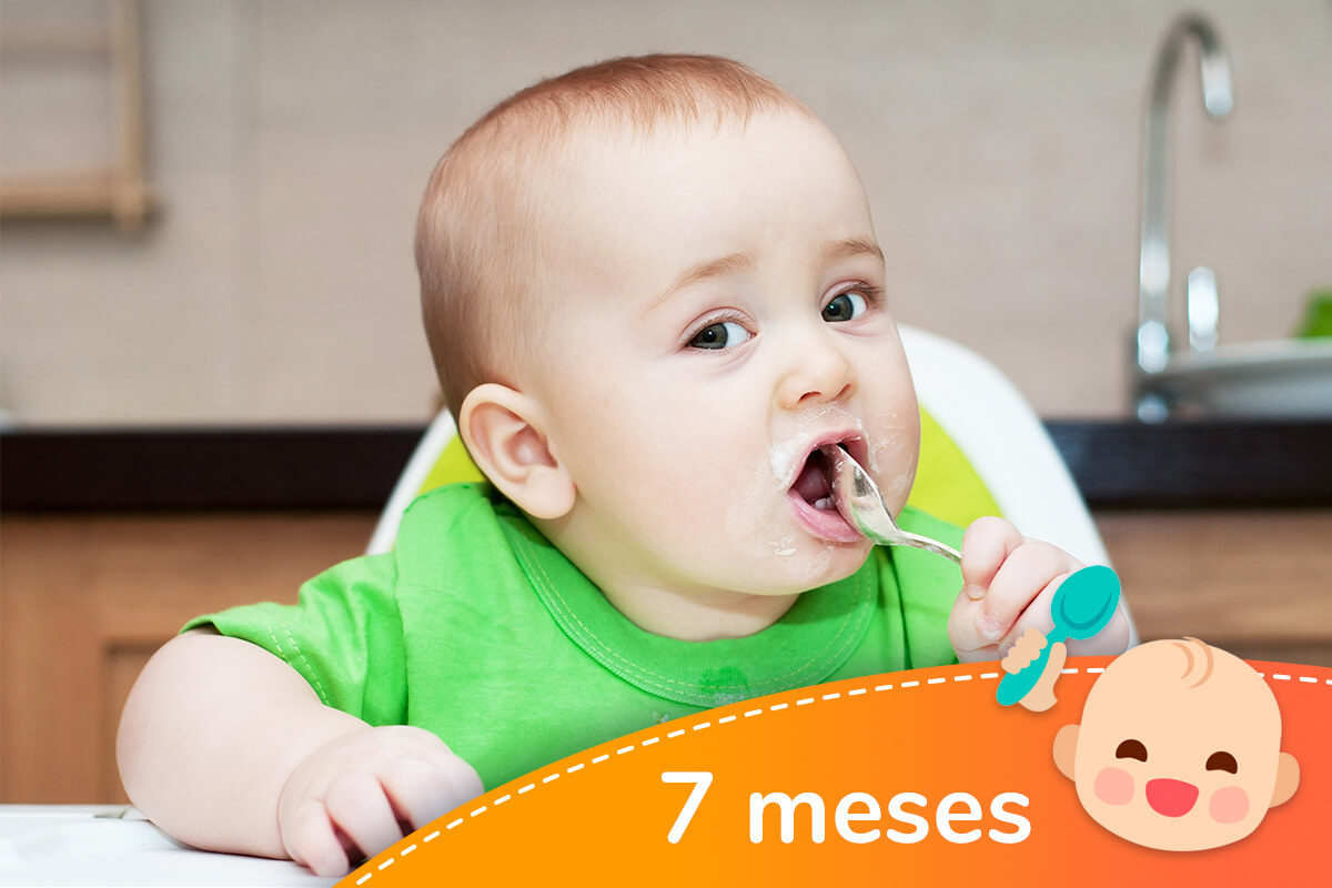 Menú semanal para bebés de 7 meses