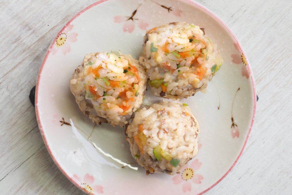 Receta de albóndigas de arroz y pavo para bebés