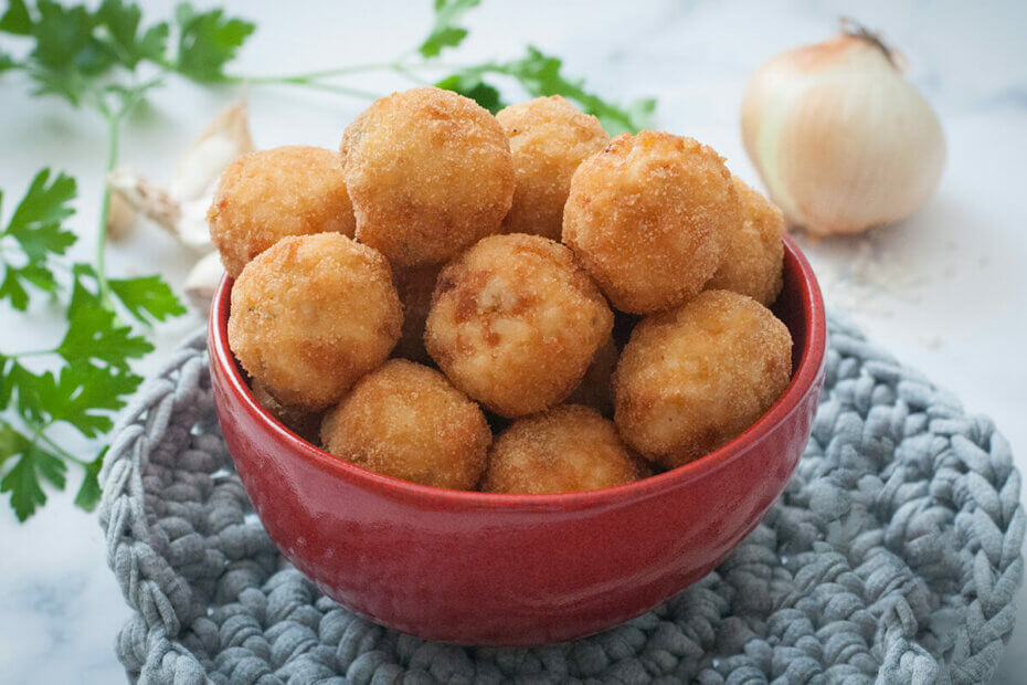 Receta de croquetas de arroz para bebés