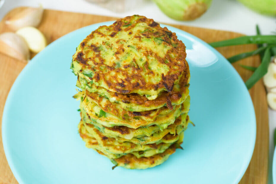 Receta de tortitas de patata y calabacín para bebés