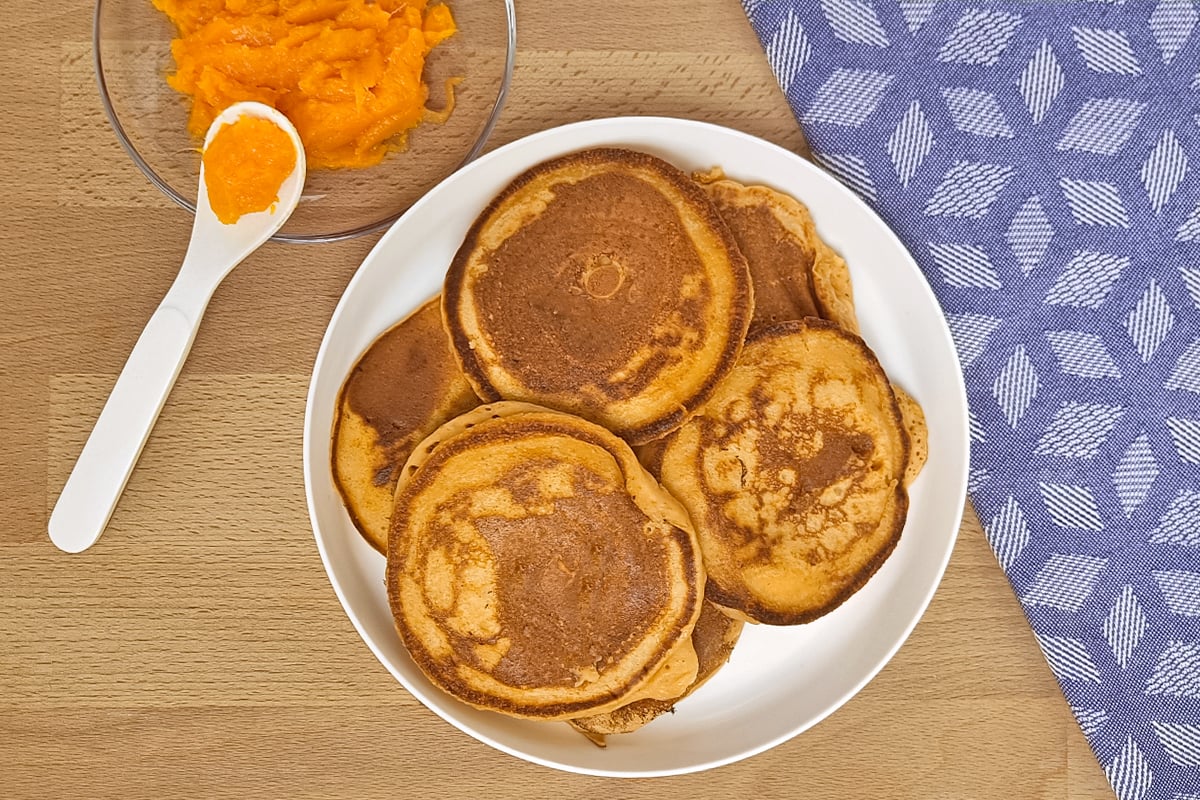 Receta de tortitas con boniato