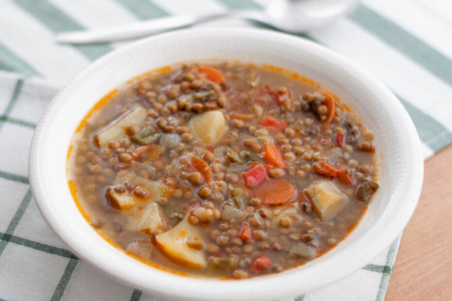 Lentejas con verduras para bebés - Recetas para mi bebé