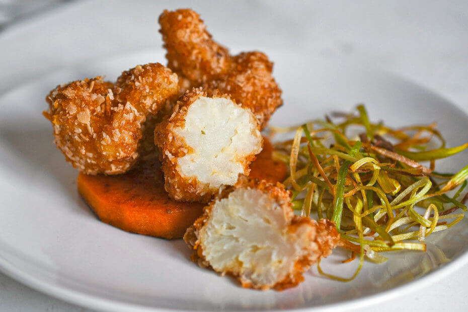 Receta de coliflor rebozada para bebés