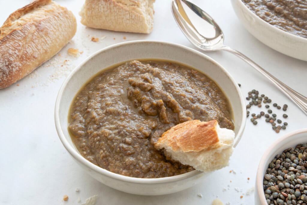 Receta de puré de lentejas para bebés