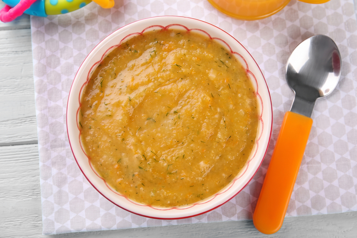 Receta de puré de ternera con verduras para bebés