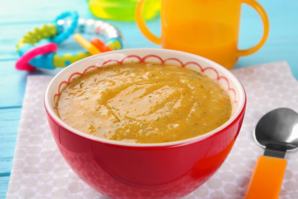 Receta de puré de ternera con verduras para bebés