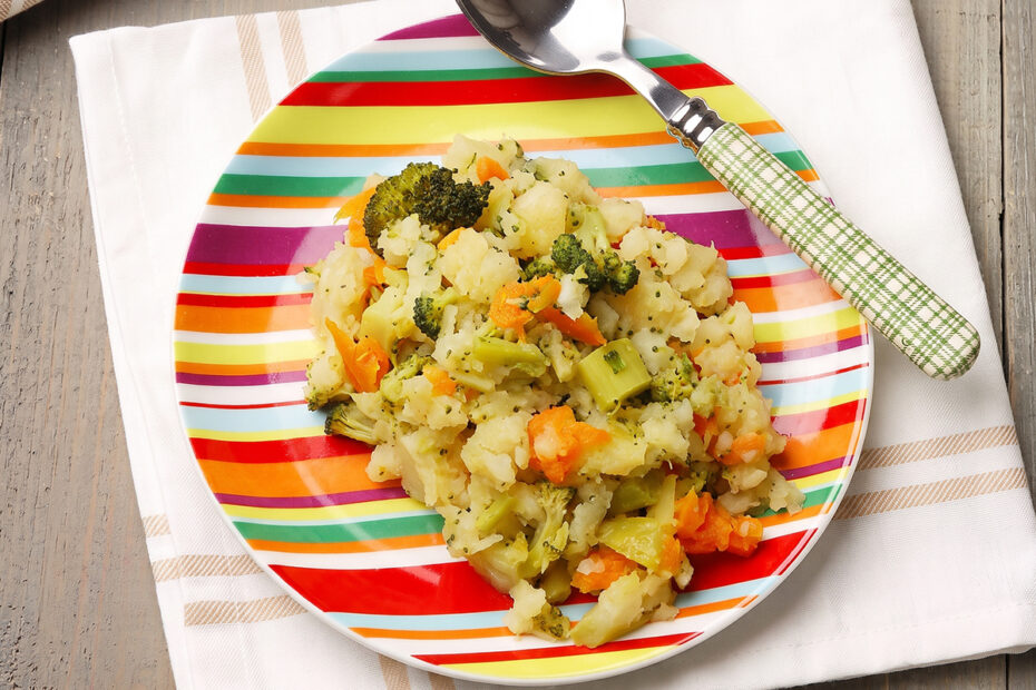 Receta de menestra de verduras para niños y bebés