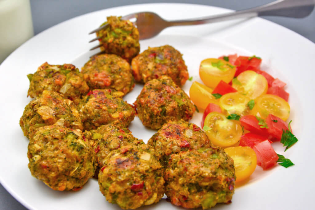 Receta de albóndigas de verduras para bebés