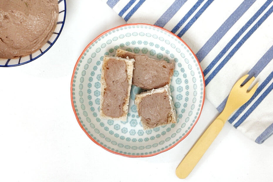 Receta de paté de hígado rico en hierro para bebés