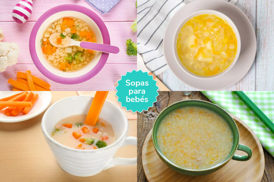 Sopas para bebés a partir de 6 meses - Recetas para mi bebé