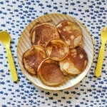 Receta de tortitas de garbanzos con zanahoria para bebés