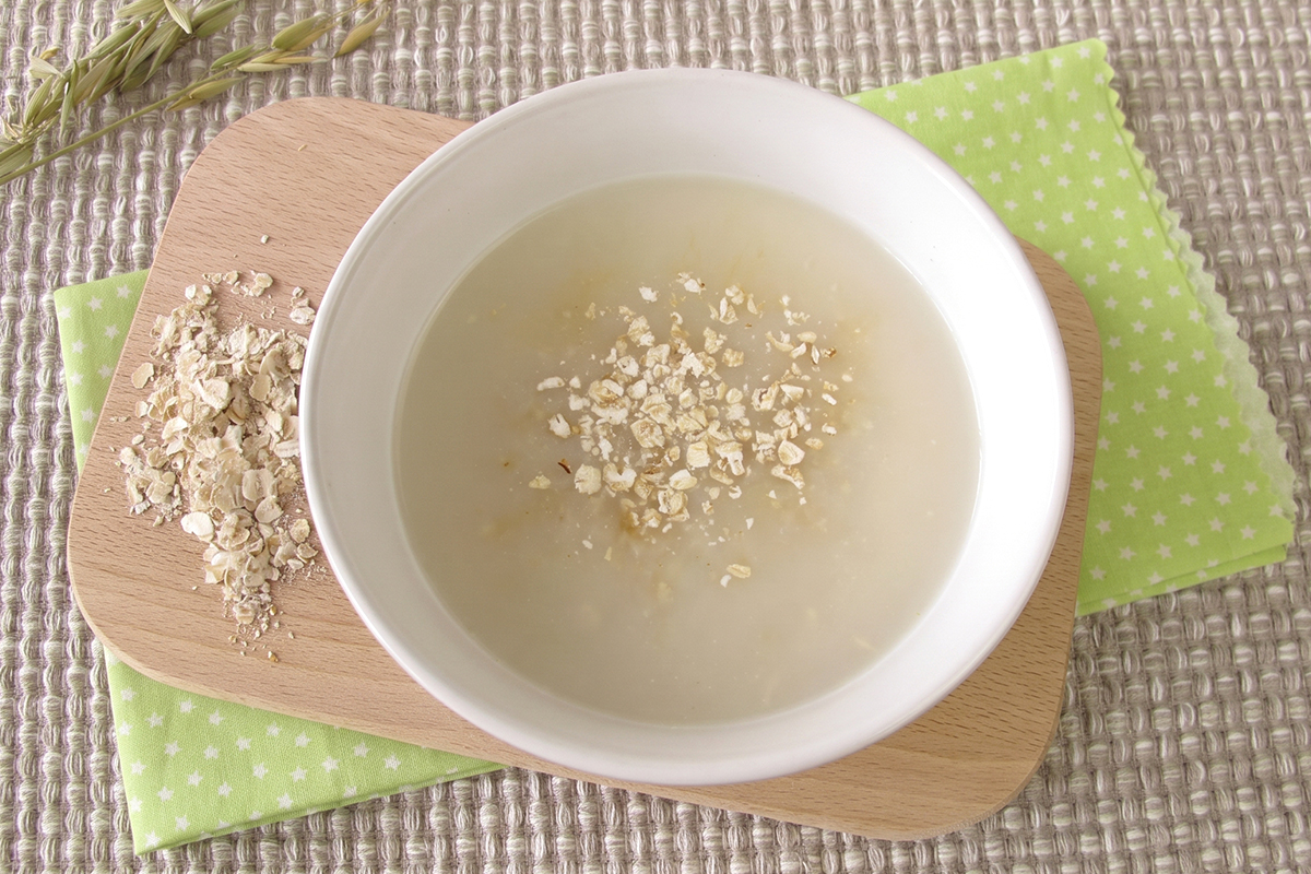 Receta de sopa de avena para bebés