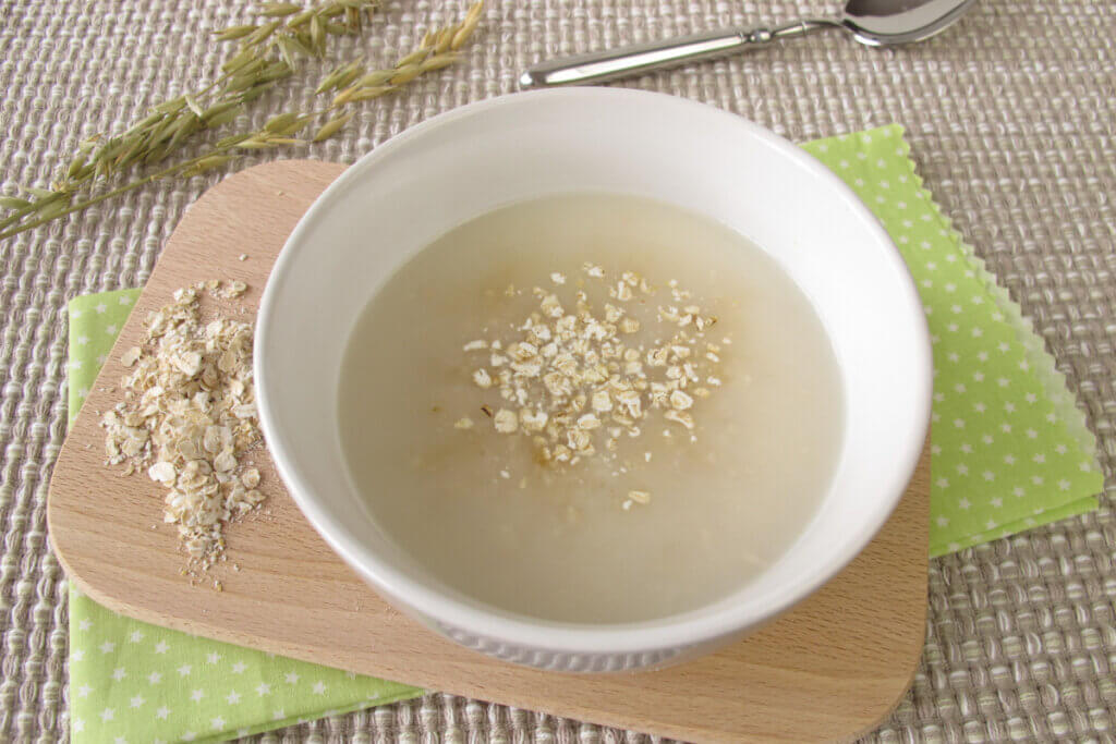 Receta de sopa de avena para bebés