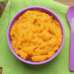 Receta de puré de calabaza y maíz para bebés