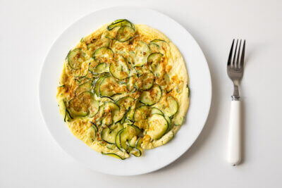 Tortilla con calabacín
