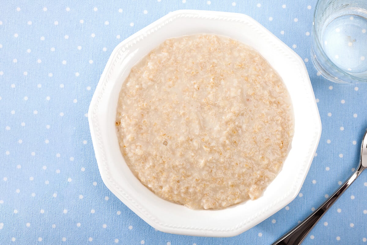 Receta de porridge de avena para bebés
