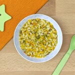 Receta de arroz con verduras para bebés