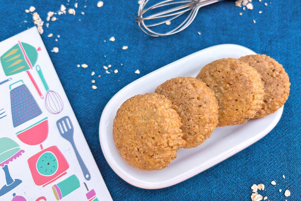 Receta de galletas de avena y huevo para bebés