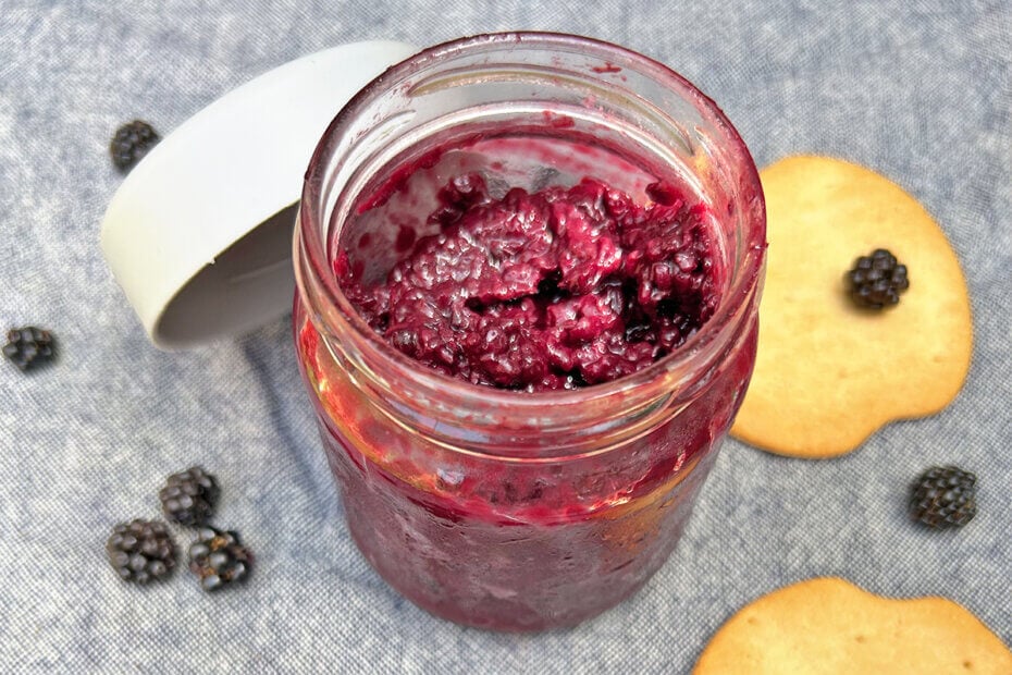 Receta de mermelada de moras