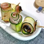 Receta de rollitos de calabacín con jamón para bebés