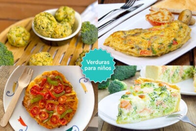 Recetas para que los niños coman verduras