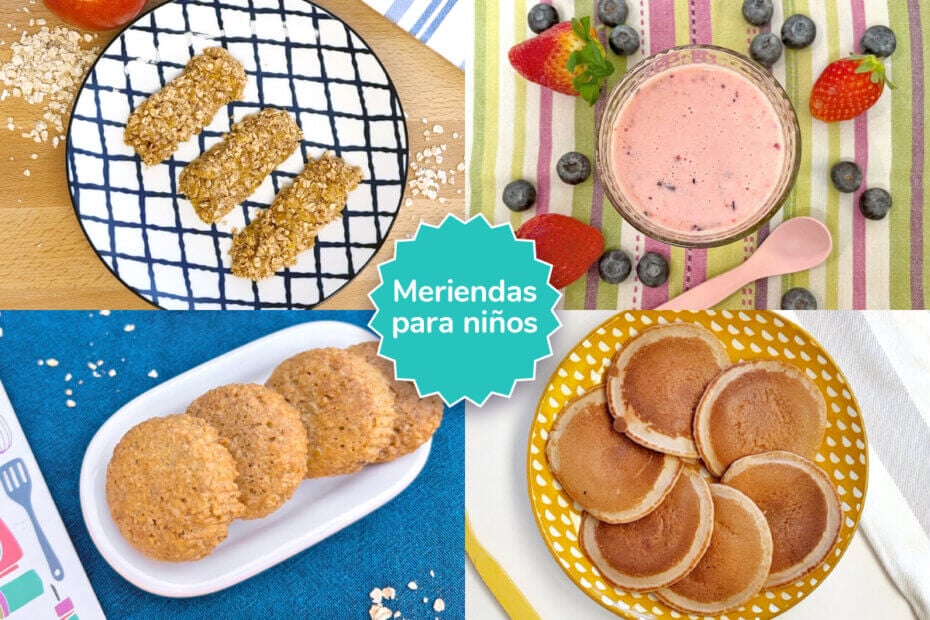 Meriendas saludables para niños