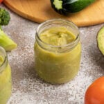 Receta de puré de verduras con aguacate para bebés
