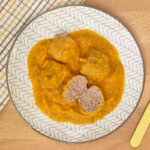 Receta de albóndigas con salsa de calabaza para bebés