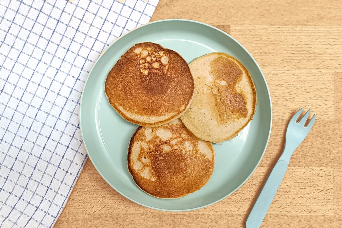 Receta de tortitas de harina de castañas para niños y bebés