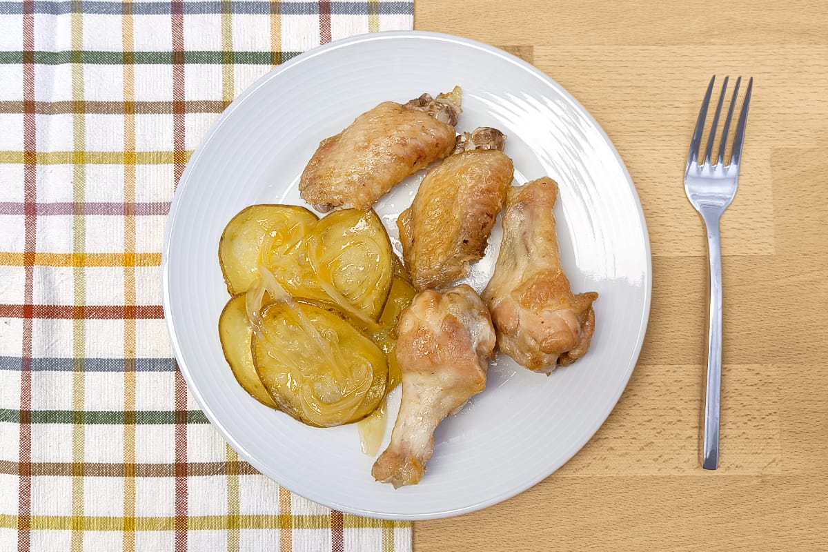Receta de alitas de pollo al horno para niños y bebés