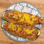 Receta de calabacines rellenos de lentejas