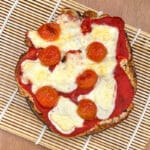 Receta de pizza con base de coliflor para niños y bebés