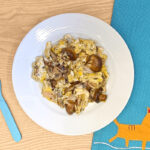 Receta de revuelto de huevo y champiñones para niños y bebés