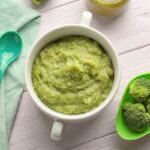Receta de puré de brócoli y patata para bebés