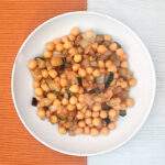 Receta de garbanzos con calabacín para niños y bebés