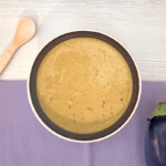 Receta de puré de berenjena y garbanzos para niños y bebés