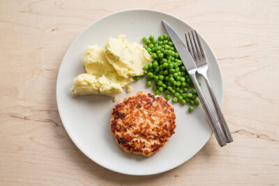 Receta de Hamburguesa de salmón para niños y bebés