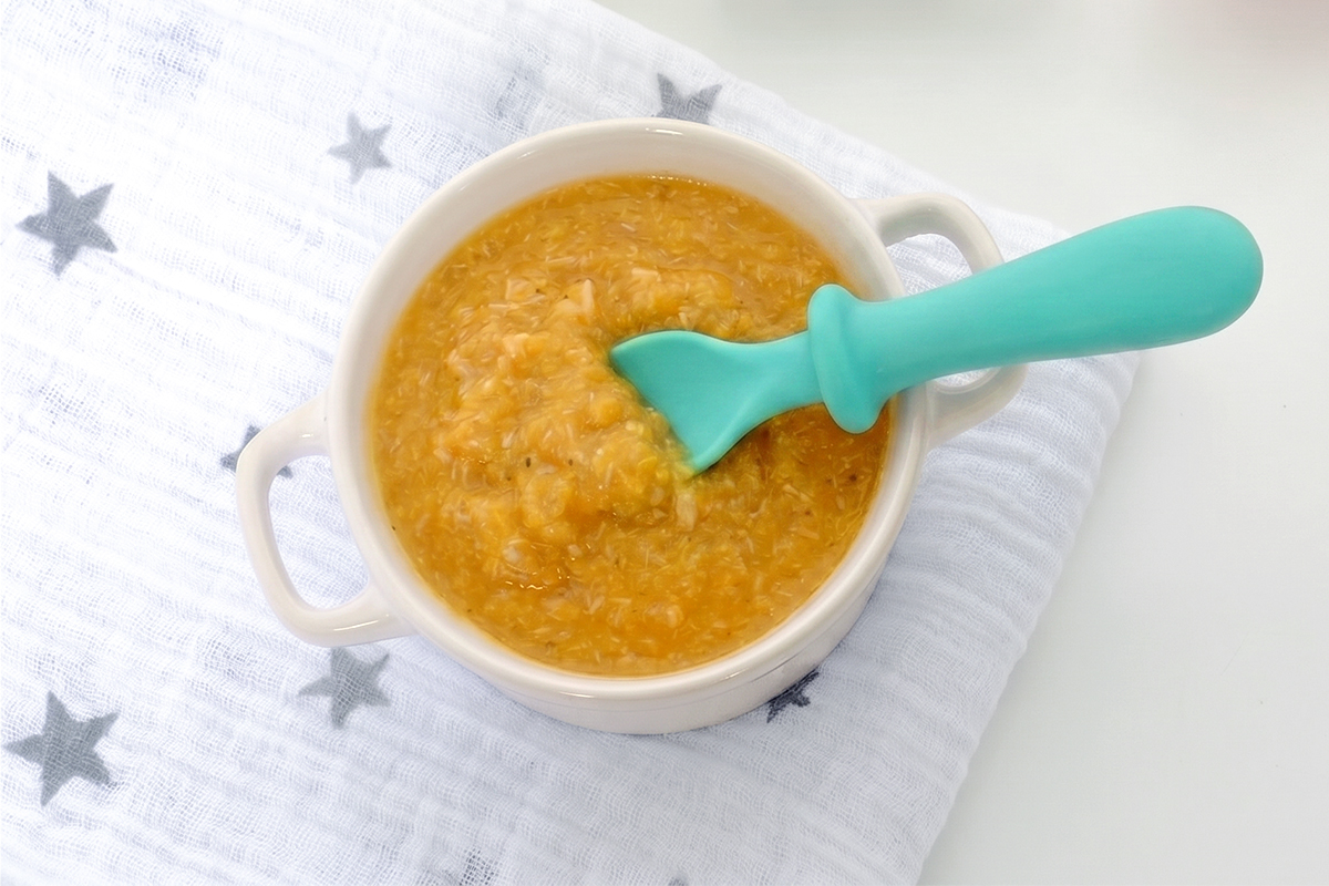 Receta de puré de verduras con merluza