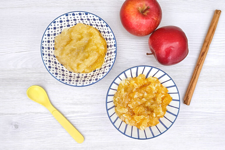 Compota de manzana para bebés - Recetas para mi bebé