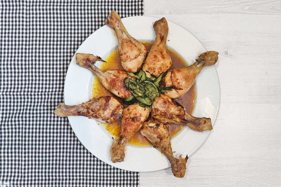 Receta de pollo al horno con calabacín para niños y bebés